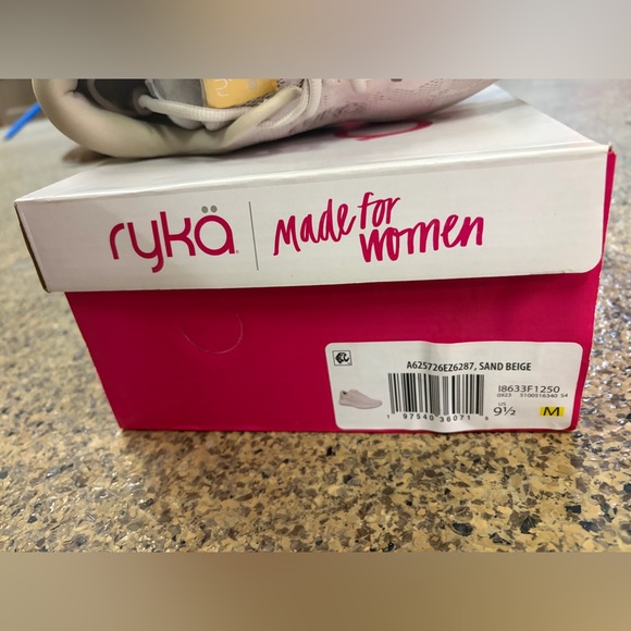 Ryka Women's White and Yellow Athletic Shoes - Picture 6 of 6